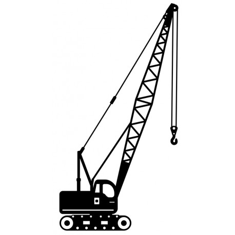 autocollant mural chantier tracteur