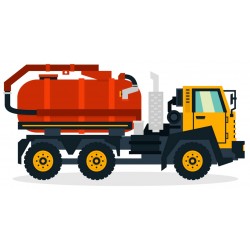 sticker chantier pelleteuse