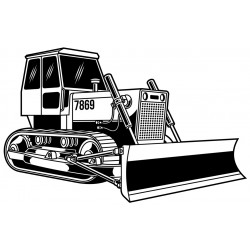 sticker engin chantier