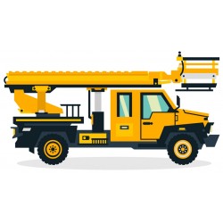 sticker engin transport