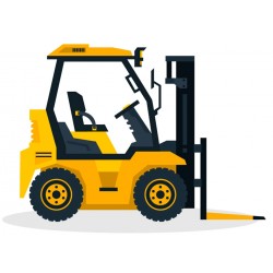 sticker mural chantier engin