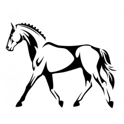 adhesif cheval chambre