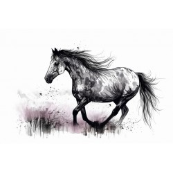 adhesif cheval chambre