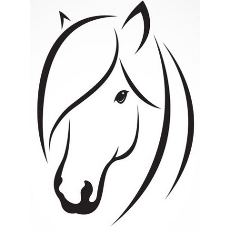 adhesif cheval salon
