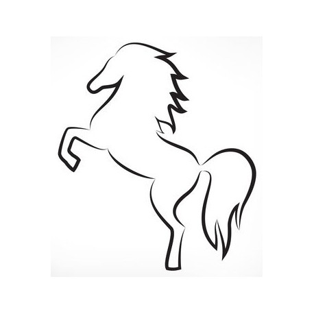 autocollant cheval chambre enfant