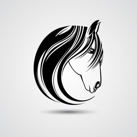 autocollant cheval decoration