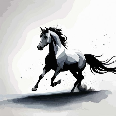 autocollant mural cheval pas cher