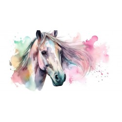 sticker cheval chambre