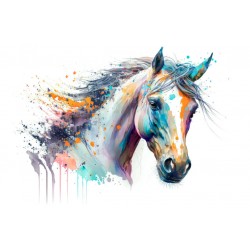 stickers cheval chambre