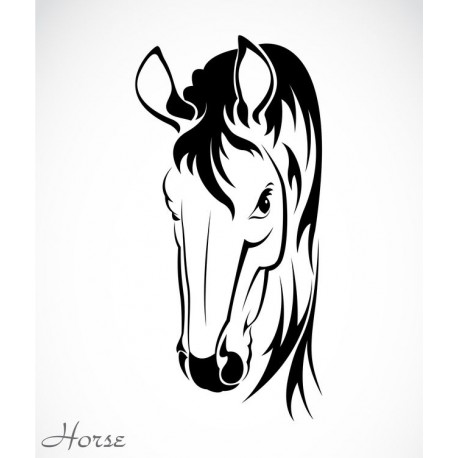 stickers cheval salon