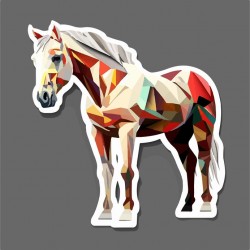 stickers muraux cheval decoratif