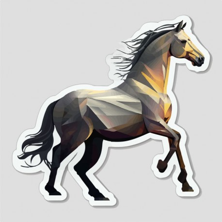 stickers muraux cheval pas cher