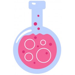 autocollant ballon chimie