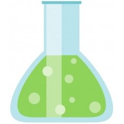 autocollant erlen meyer chimie