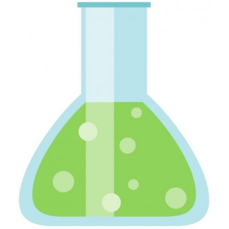 autocollant erlen meyer chimie