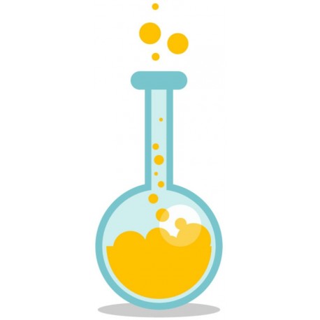 autocollant fiole eprouvette