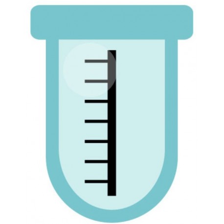 sticker eprouvette graduee