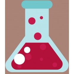sticker eprouvette graduee chimie