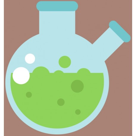 sticker eprouvette graduee chimie