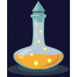 sticker fiole chimie