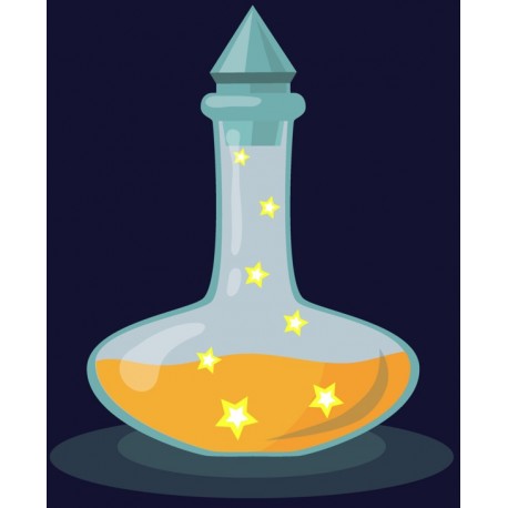 sticker fiole chimie