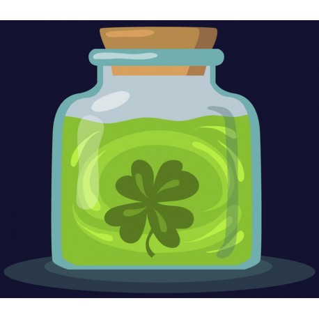 sticker fiole serpent