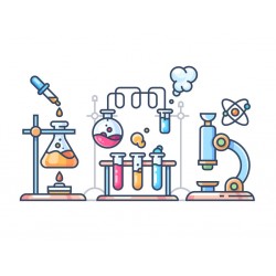 sticker mural chimie