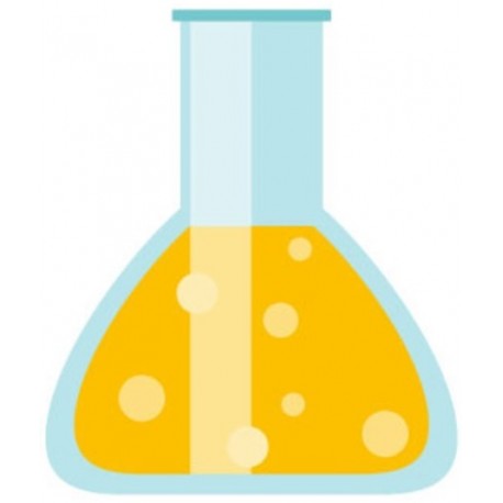 sticker mural erlenmeyer