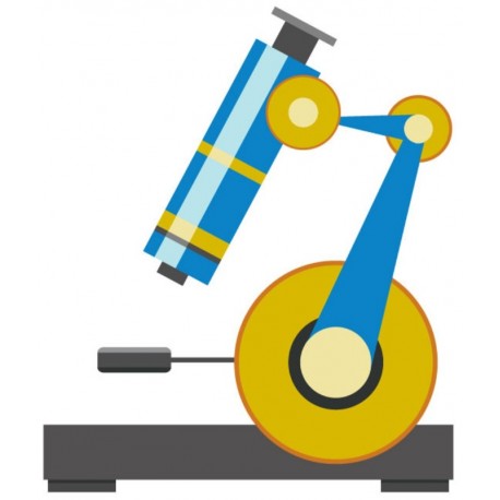 sticker mural laboratoire