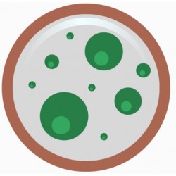 stickers chimie orange