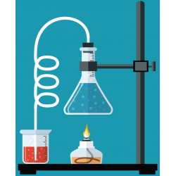 stickers fiole ballon bleu