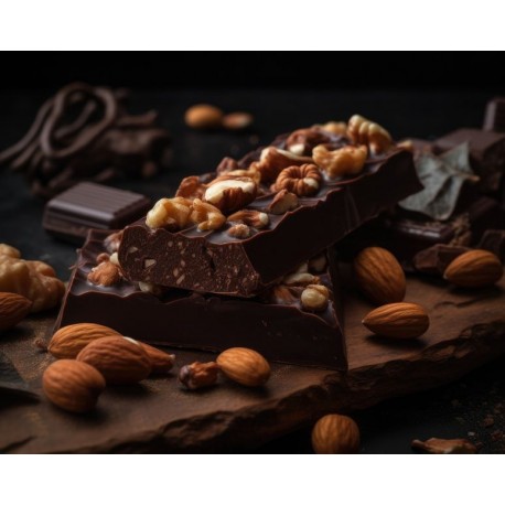 autocollant chocolat carre