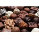 stickers chocolat marron