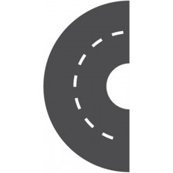 autocollants circuit de voiture decoration