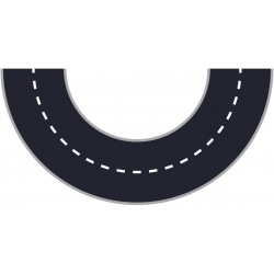 autocollants muraux circuit de voiture chambre