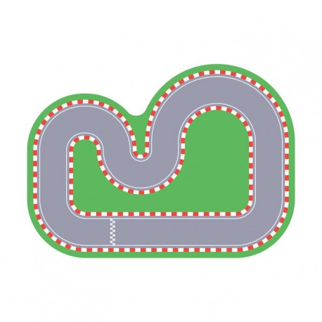 autocollants muraux circuit de voiture garcon