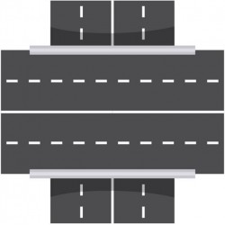 autocollants muraux circuit de voiture ville