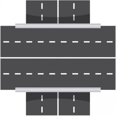 autocollants muraux circuit de voiture ville