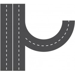 sticker circuit de voiture chambre garcon