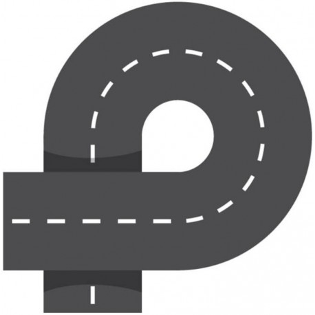 sticker circuit de voiture deco chambre