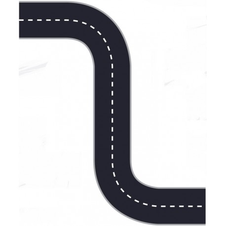 sticker mural circuit de voiture geant