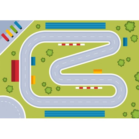 stickers circuit de voiture