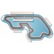 stickers circuit de voiture enfant