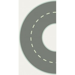 stickers circuit de voiture geant