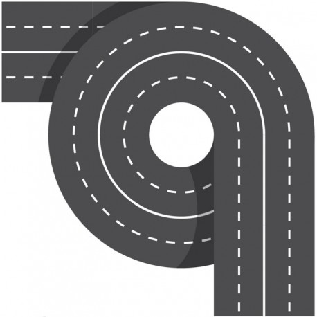 stickers muraux circuit chambre garcon