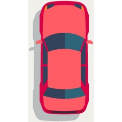 stickers voiture gris