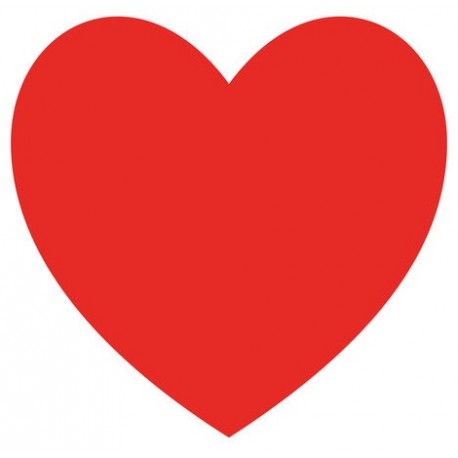 autocollant coeur deco