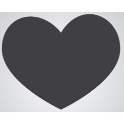 autocollant coeur geant