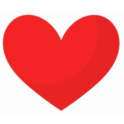 stickers coeur chambre