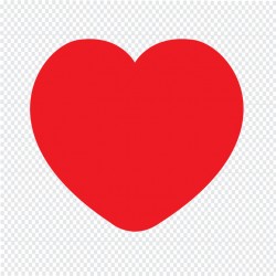 stickers coeur fille